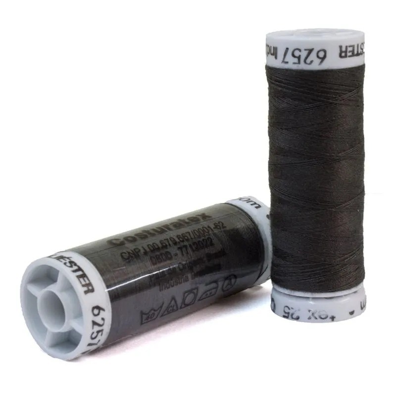 LINHA COSTURA COSTURATEX BRANCO/ PRETO/ CINZAS